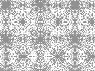 Seamless grunge pattern. Decorative Celtic crosses texture. Isolated repeating abstract background Vector illustration