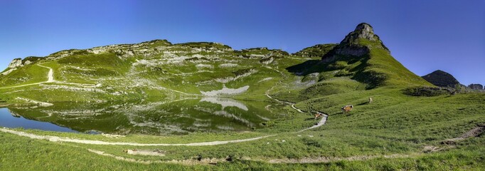 Österreich Loser Altaussee Wandern Sommer 2022 Berge Panorama See