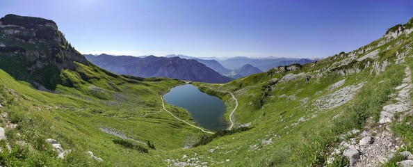 Österreich Loser Altaussee Wandern Sommer 2022 Berge Panorama See Wanderwege