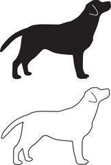 Labrador Retriever Outline 1