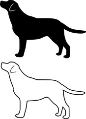 Labrador Retriever Outline 2