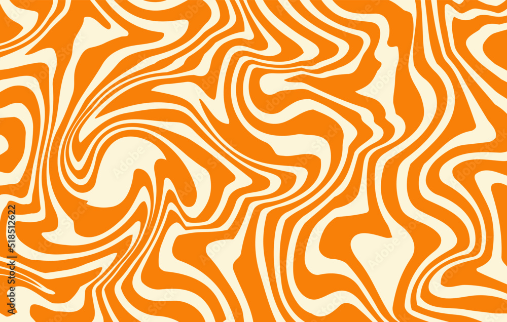 Poster abstract monochrome horizontal background with colorful distorted waves. trendy vector illustration 