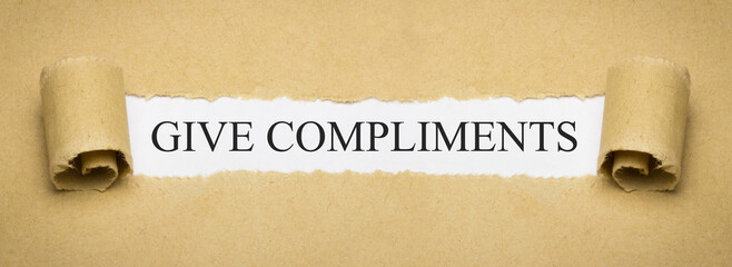 give compliments