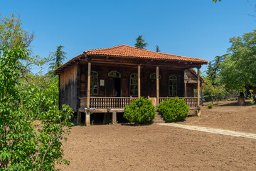 One of the traditional houses in the Ethnographic Museum in Tbilisi