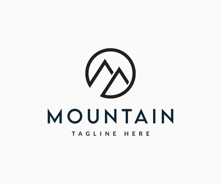 Mountain Logo Design Vector Template