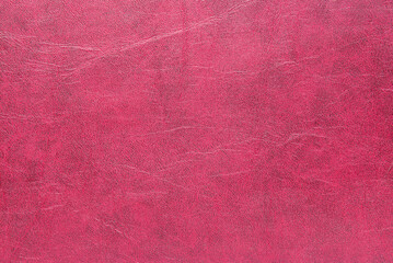 Blank red synthetic leathers skin background.