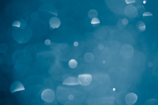 Baby blue glitter background. Selective focus. Beautiful sparkle