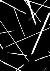 Pattern textured print on plain base