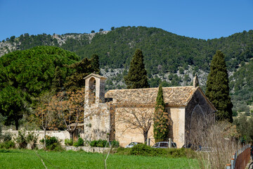 Fototapeta na wymiar Ermita de Sant Miquel, Campanet, Mallorca, balearic islands, Spain