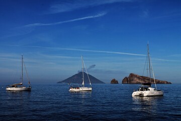 Fototapeta premium yachts in the bay