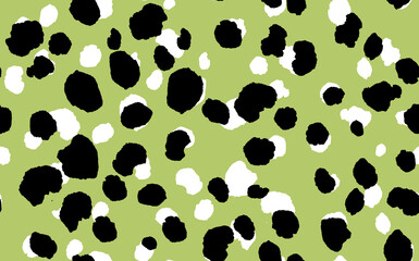 Abstract modern leopard seamless pattern. Animals trendy background. Color decorative vector stock illustration for print, card, postcard, fabric, textile. Modern ornament of stylized skin