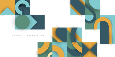 Abstract geometric cover vector illustration for your design. banner with simple design pattern