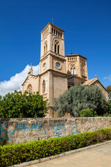 Fototapeta na wymiar Iglesia de la Inmaculada Concepción, siglo XIX, Sant Matgi, Palma, Mallorca, balearic islands, Spain