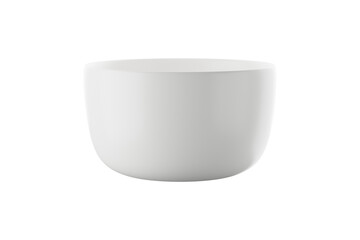 white ceramic cup or mug on white background. 3D rendering