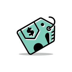 Label Shop Logo Concept