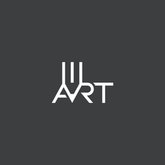 Art word mark logo design.