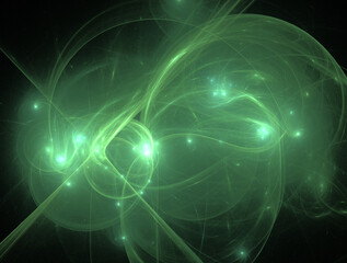 Naklejka premium Imaginatory fractal abstract background Image