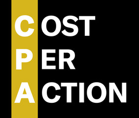 Fototapeta na wymiar CPA marketing | cost per action