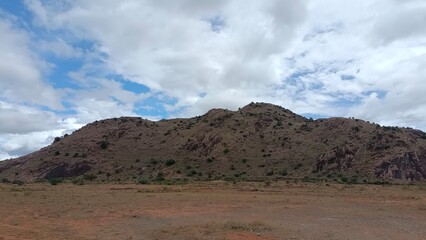 clouds over the mountain