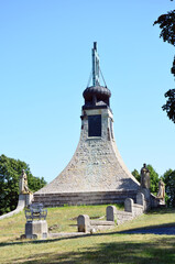 Fototapeta na wymiar The Cairn of Peace Memorial, Slavkov u Brna, Battlefield of Austerlitz