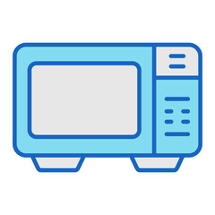 Fototapeta premium Microwave Icon