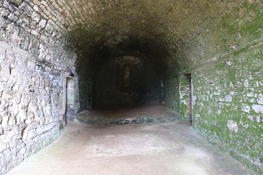 The Undercroft Of A Medieval Abbey.