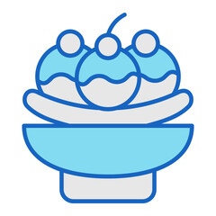 Banana Split Icon