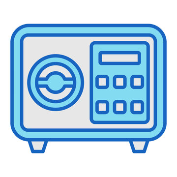 blue safe icon, security, protection clip art preview