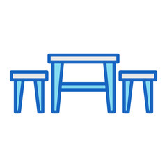 Fototapeta premium Table Icon