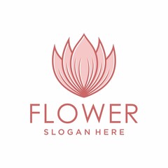 Lotus Flower logo design inspiration, Beauty spa logo, flower icon