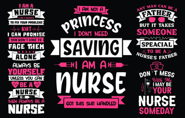 Nursing t-shirt design vector art 