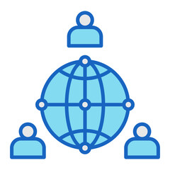 Globle Networking Icon