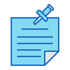 Obraz premium Push Pin Icon