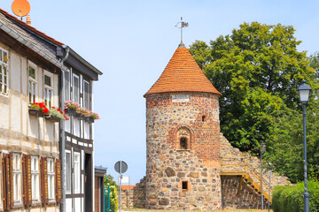 Witch Tower in Burg bei Magdeburg, 11th century, Sachsen Anhalt - Germany