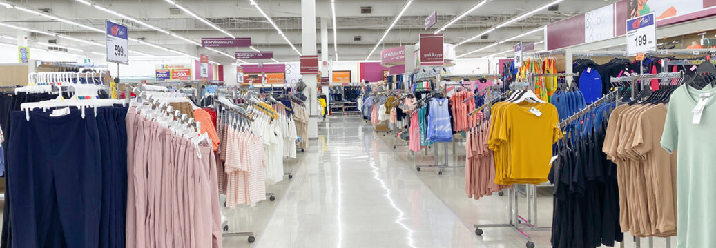 Bigc, THAILAND- August 25, 2021 : Products in famous department stores in Thailand Selling electrical appliances - dry food - condiments - snacks - beverages &ndash; soap-shampoo and many more.