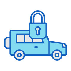 Locked Car Icon