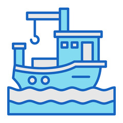 Fishing Boat Icon
