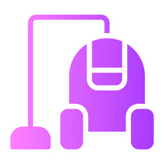 vacuum cleaner gradient icon