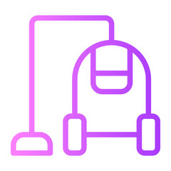 vacuum cleaner gradient icon