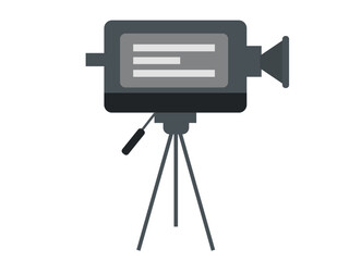 ビデオカメラ 映像 撮影 三脚 ベクターイラスト