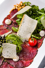 Veal carpaccio