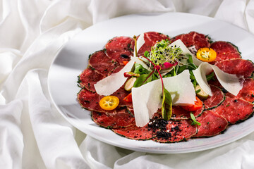 Veal carpaccio
