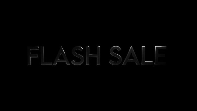 Flash Sale Animation Video in 4K with Dynamic Lighting