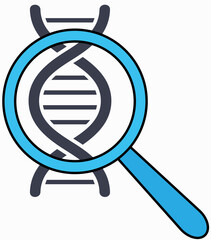 Genetic science. DNA molecule laboratory scientific research, gene structure information. Biological or behaviour experiments, medicine microbiology vector concept. Biotechnology, genome engineering