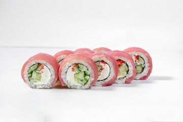 Philadelphia roll with tuna.