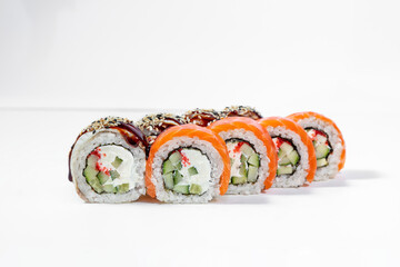 Sushi roll Philadelphia mix.