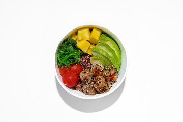 Bowl with tuna