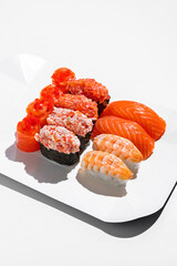 Gunkan and sushi assorted