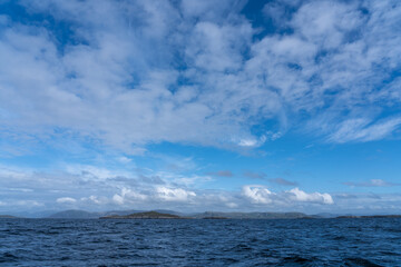 View of the Ocean in Harbak Norway 