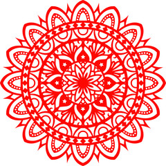 Mandala for adult coloring book,coloring page,print on product, laser cut, paper cut and so on. Vector illustration.